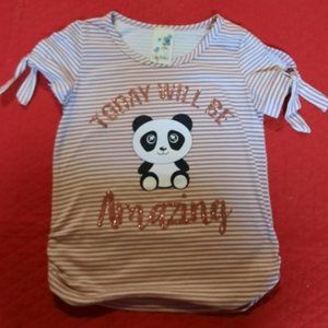 .Amazing Bling Panda Shirt (Size 5)